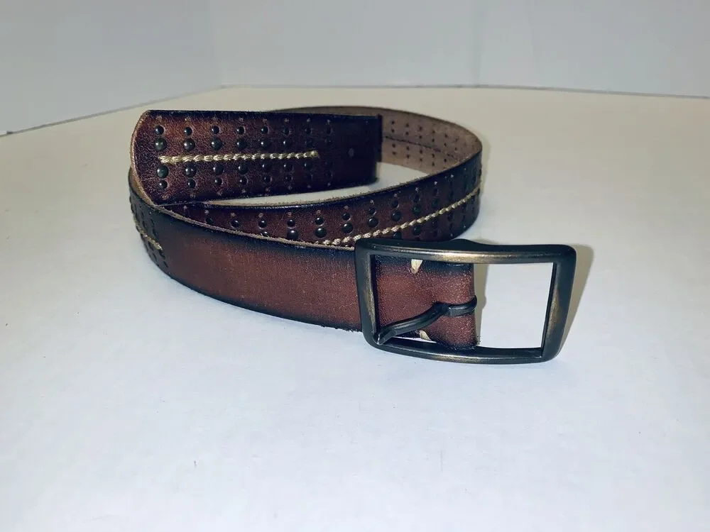 American Eagle Outfitters Unisex M Belt Brown Leather 1 3/8